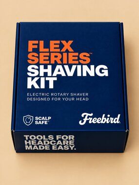 Freebird FlexSeries Electric Head Shaver Kit + 4 Blade Refills